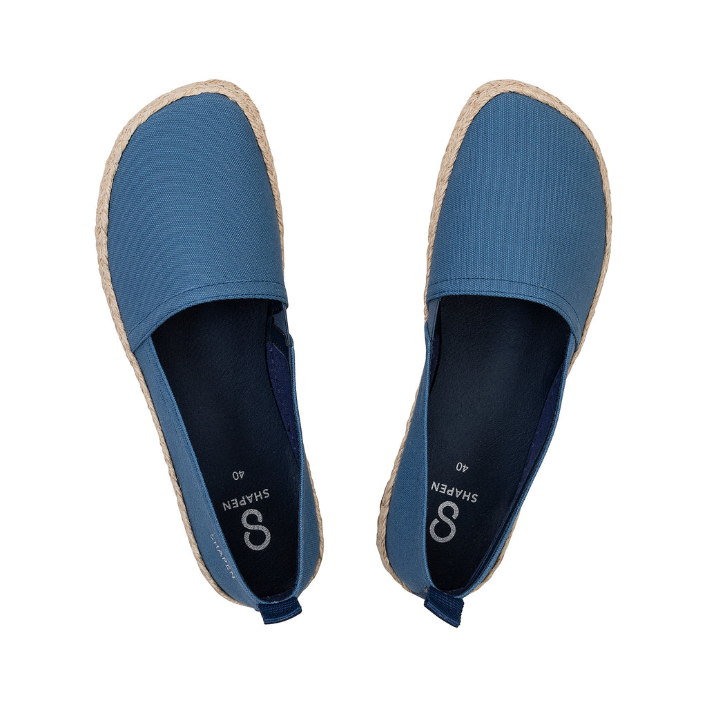 Shapen Espadrilles wide - Indigo