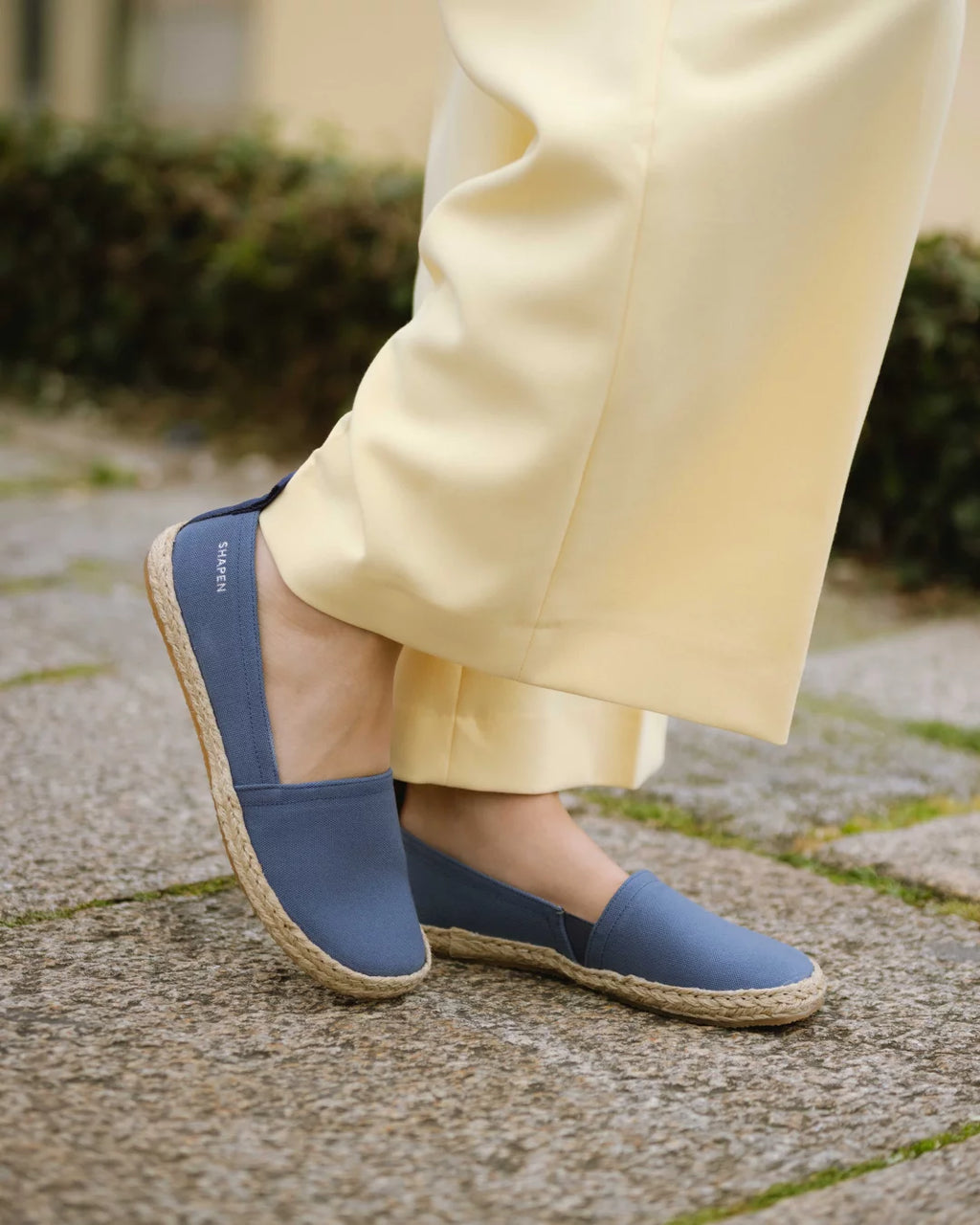Shapen Espadrilles wide - Indigo