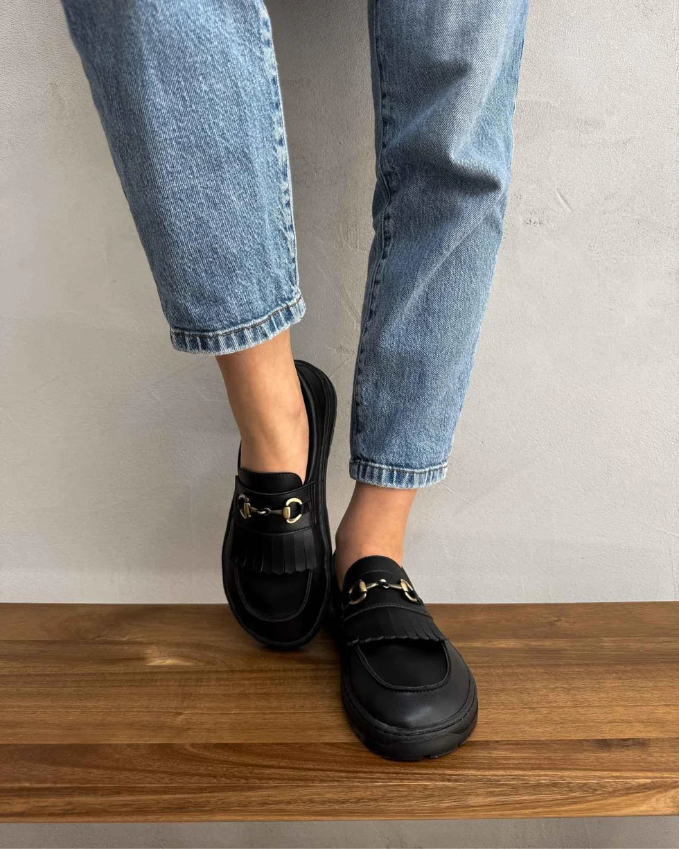 Beflamboyant Glow Loafer- Black PRE ORDER