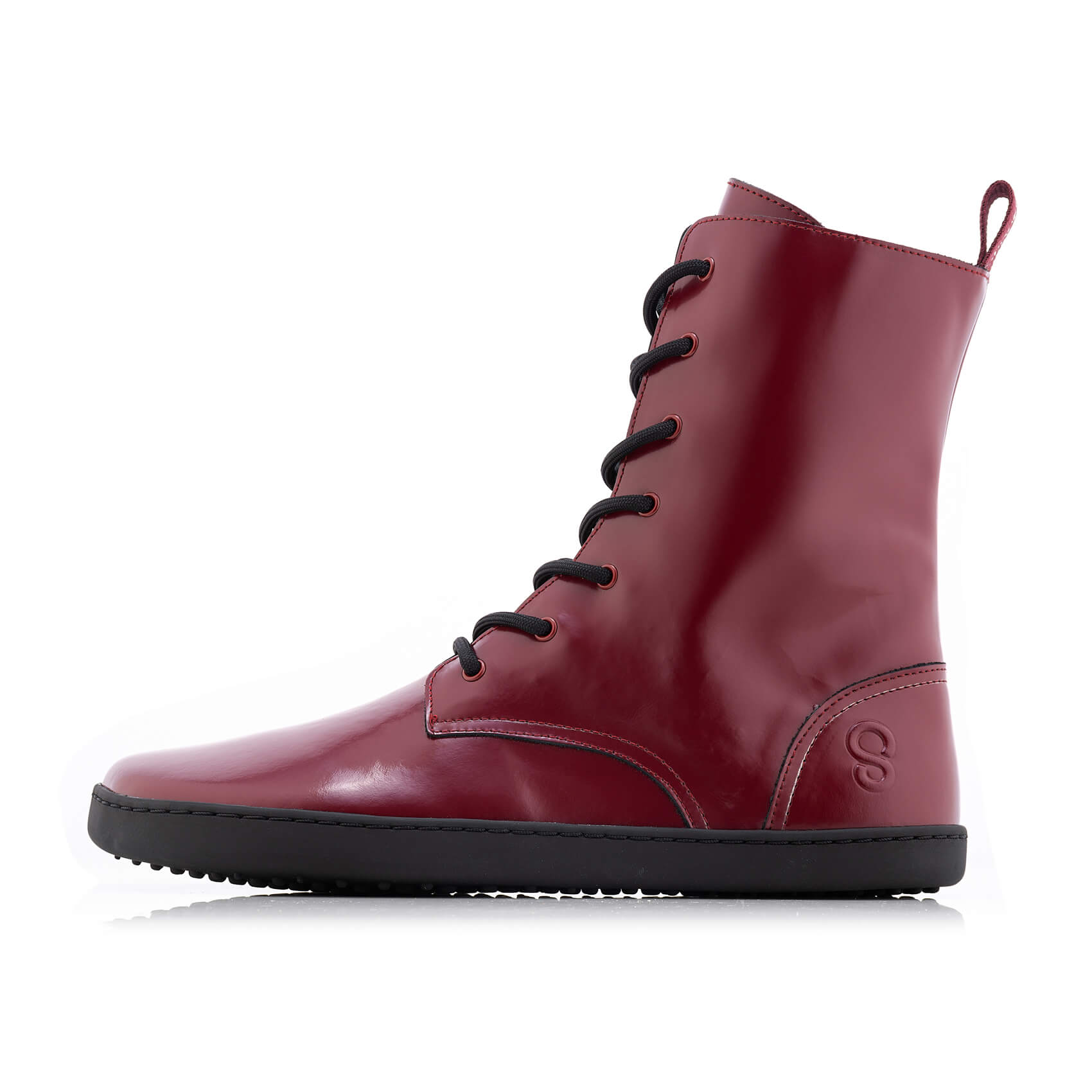 Shapen Maverick Barefoot Boots - Bordeaux Premium Leather