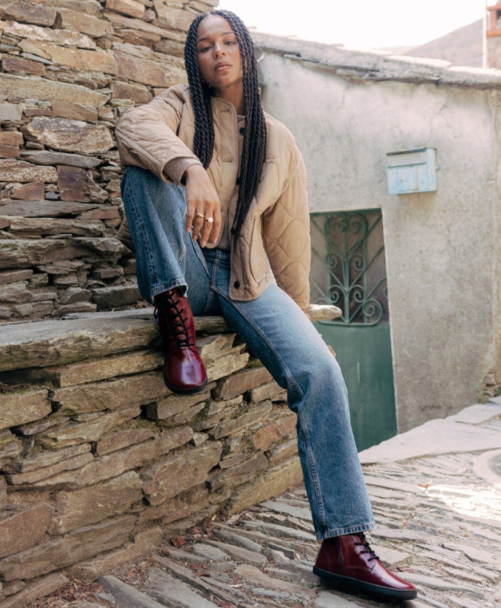 Shapen Maverick Barefoot Boots - Bordeaux Premium Leather