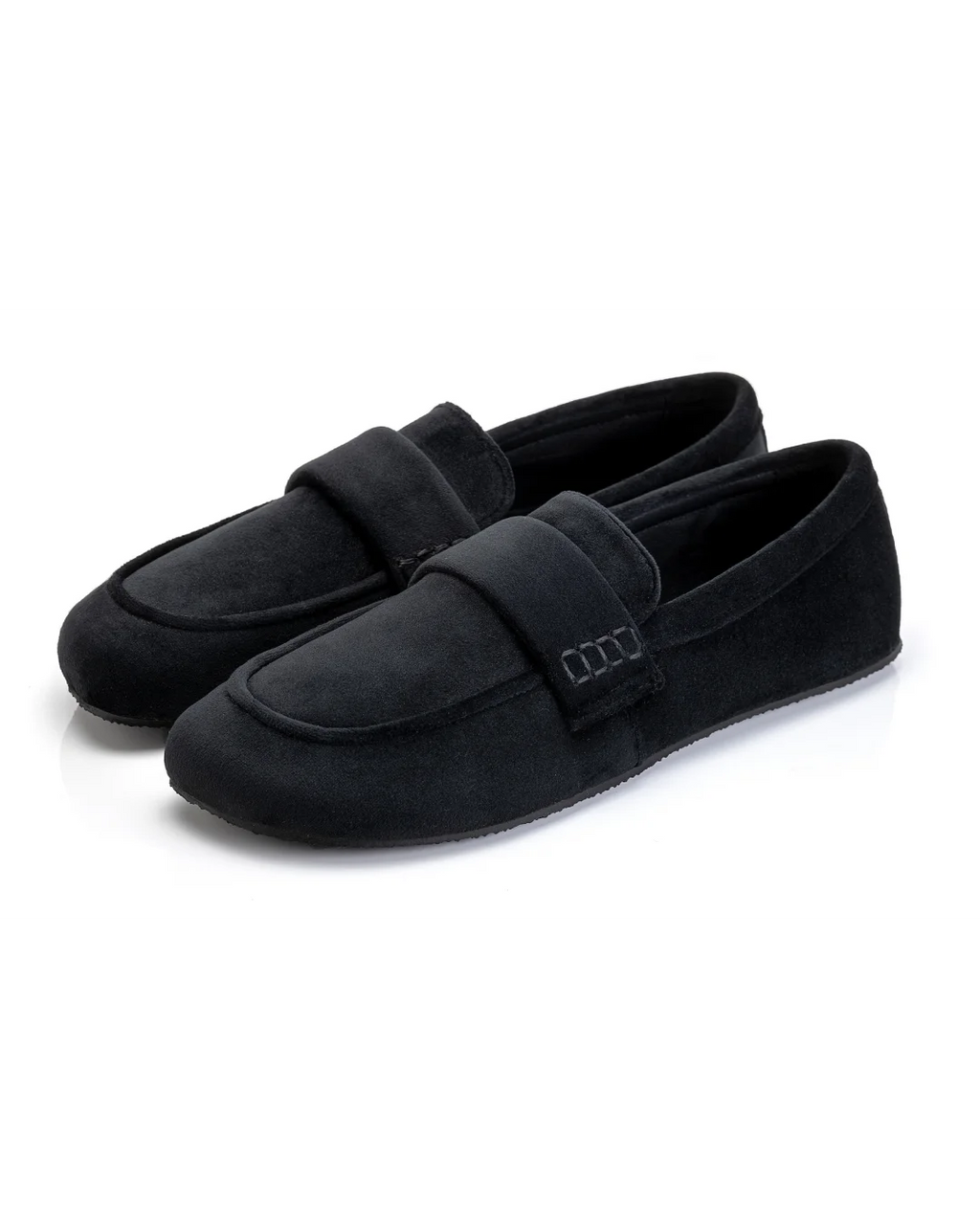 Shapen Elysee Barefoot Loafers - Black Wide