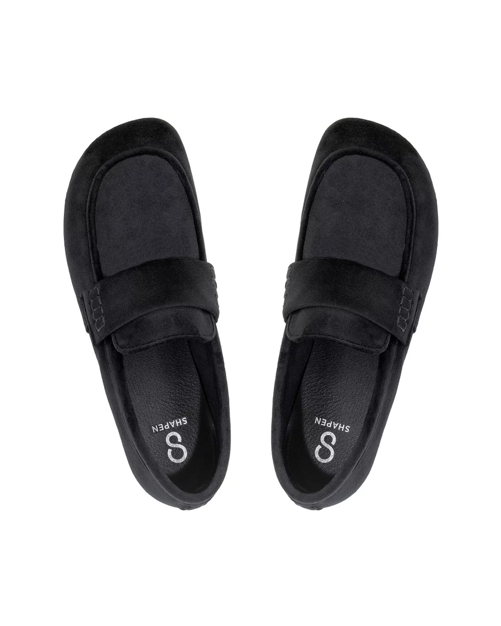 Shapen Elysee Barefoot Loafers - Black Wide