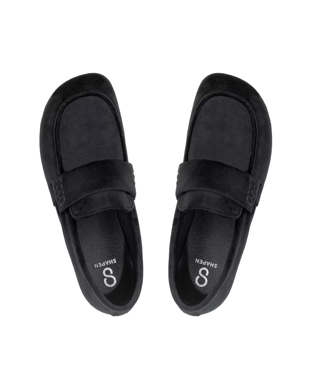 Shapen Elysee Barefoot Loafers - Black Wide