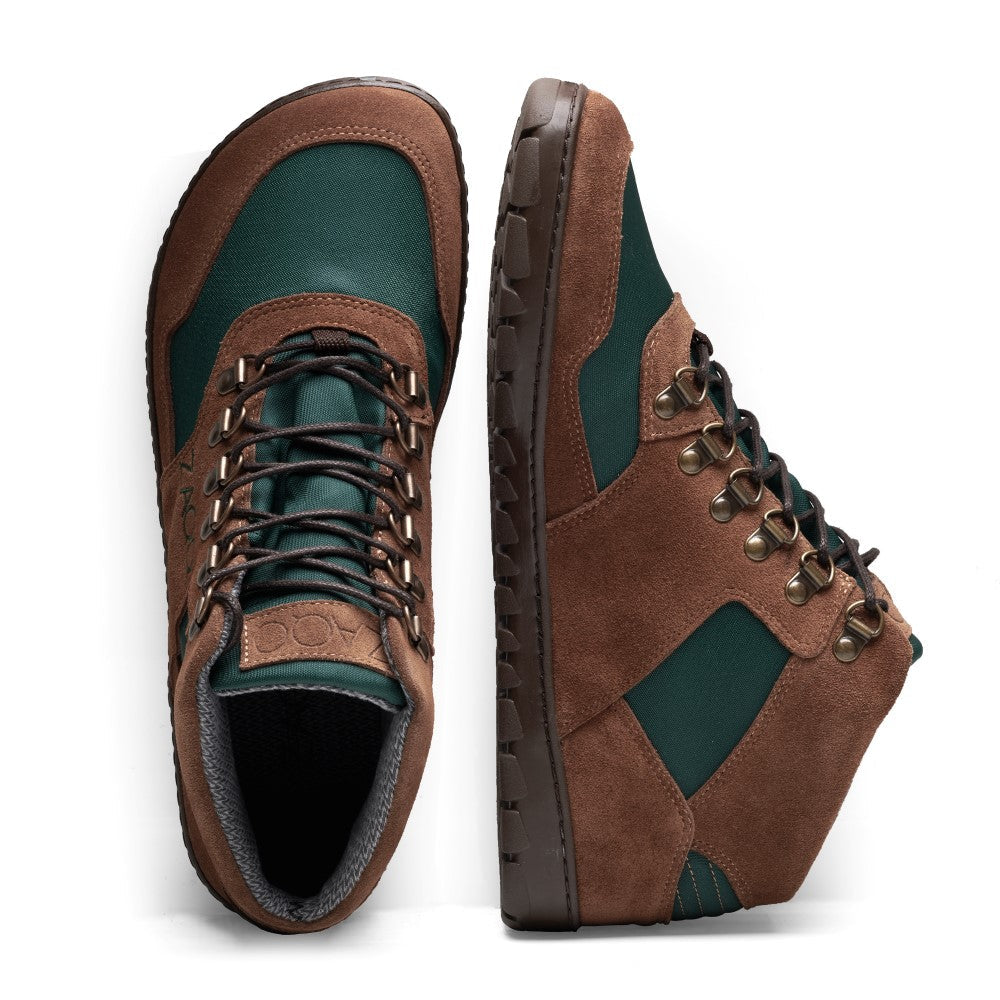 ZAQQ Hiqe Mid Waterproof  - Brown and Green- PRE ORDER